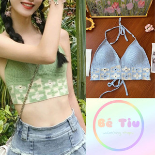 Set Bikini Len Đi Biển, Đi Du Lịch Sexy Quyến Rũ Thêu Họa Tiết Đa Dạng Phong Cách Thời Trang Mùa Hè | Bé Tiu Clothing
