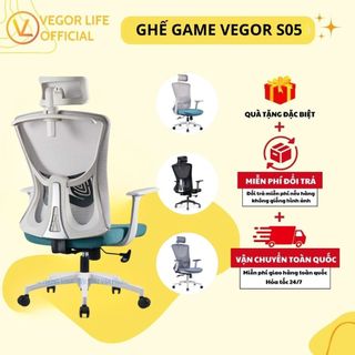 Ghế xoay văn phòng Công thái học bảo vệ cột sống điều chỉnh đa điểm thoải mái ngồi lâu dài Thương hiệu VEGOR LIFE / S05
