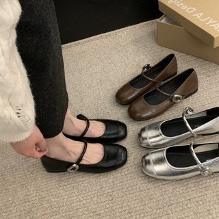 Giầy búp bê nữ đế mềm da mềm hàng Quảng Châu quai ngang