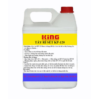 Tẩy rỉ sét kp-120, thể tích 1lít