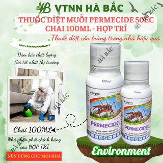 Thuốc diệt muỗi Permecide 50EC - Chai 100ml HỢP TRÍ, ruồi muỗi kiến gián các loại côn trùng