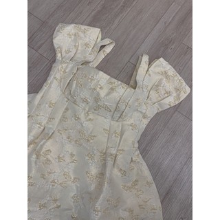 BIGSIZE VÁY GẤM HOA - 20246