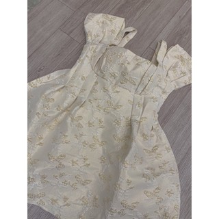 BIGSIZE VÁY GẤM HOA - 20246