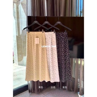 𝗟𝗔 𝗖𝗛𝗔𝗥𝗠𝗘́ | chân váy hoa nhí dài cạp chun 6115 the lemon