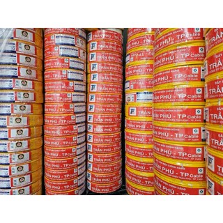 ( Dây đơn ) Dây điện Trần Phú - TP Cable 100m/cuộn ( màu vàng, đỏ, xanh )
