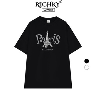 Áo Thun Richky Premium Balenciaga Paris Eiffel Tower
