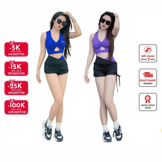 Bộ tập gym yoga aerobic nữ, bộ tập thể thao nữ ( TT-01 )
