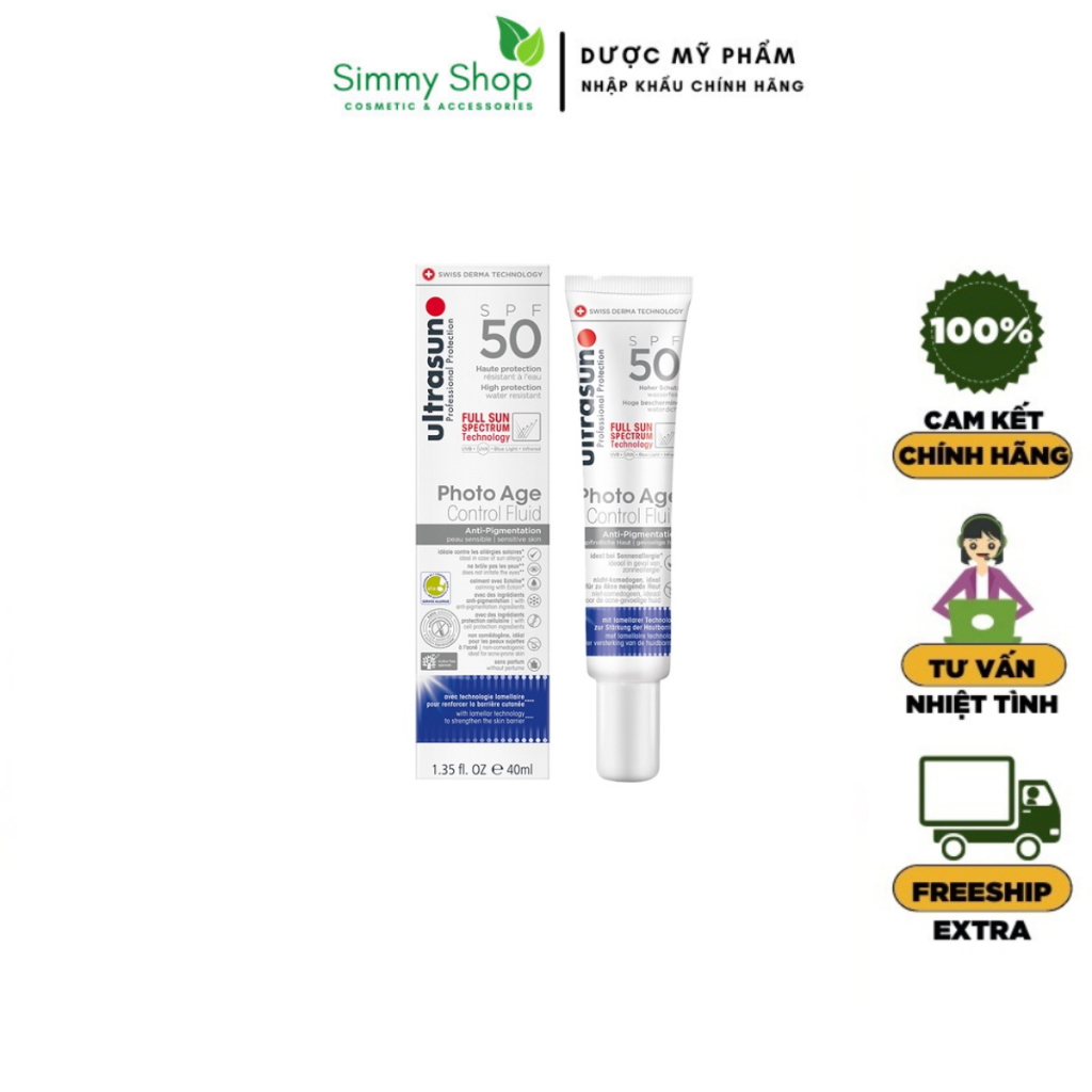 [HÀNG CÔNG TY] Kem Chống Nắng Ultrasun Photo Age Control Fluid Anti-Pigmentation SPF 50+ PA++++ Chống Lão Hóa