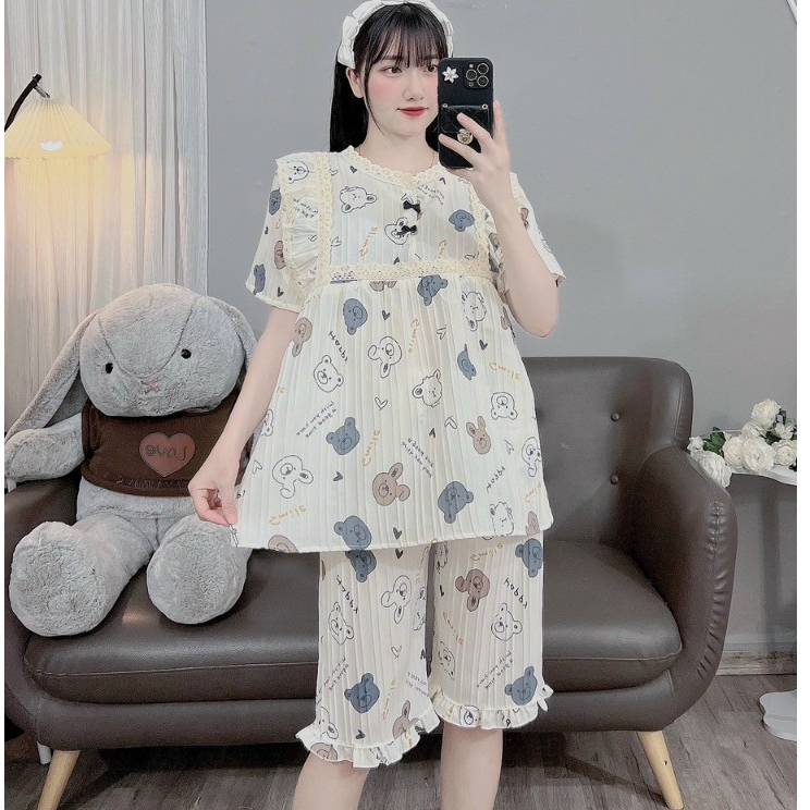 Bộ đồ bầu kết hợp sau sinh