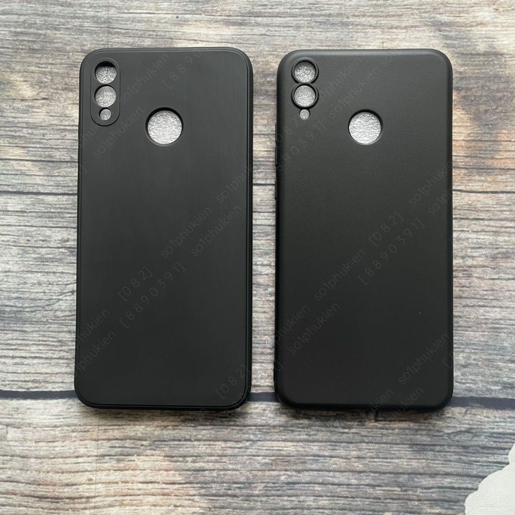 Ốp lưng Huawei Honor 8X loại dẻo đen viền cam gồ bảo vệ cam cao cấp, bền đẹp