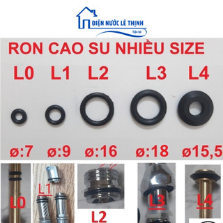 Ron Cao Su nhiều size | gioăng cao su nhiều cỡ| ron cao su cho bộ ti rút sen vòi