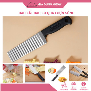 Dao răng cưa lượn sóng cắt rau củ quả