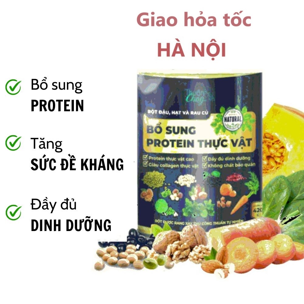 Bột Đậu Hạt Và Rau Củ Bổ Sung Protein Thực Vật Thuần Chay (420gr)