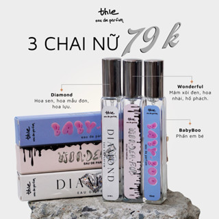   3 chai 10ml ĐI HỌC  COMBO 3 CHAI NƯỚC HOA 10ml THƠM 6-8 TIẾNG 