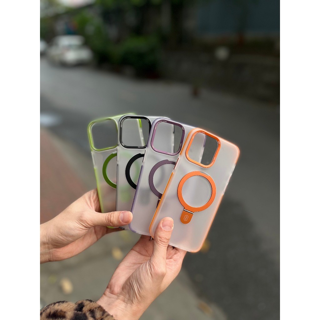 Ốp Lưng Viền Dẻo WIWU GEEK 3IN1 JKK-015 chống sốc bảo vệ camera kiêm giá đỡ điện thoại cho Smart pho