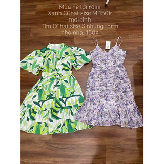 Đầm CChat new tag xinh xắn size S M