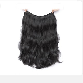 tóc giả nữ ☘️ Tóc giả kẹp xoăn 45cm