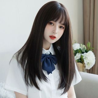 Tóc giả nữ nguyên đầu cụp dài 40cm