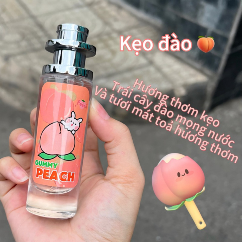 NƯỚC HOA THÁI LAN MÙI KẸO TRÁI CÂY THƠM NGỌT LỊM NHẸ NHÀNG TƯƠI MÁT CHAI THUỶ TINH SANG TRỌNG 35ML