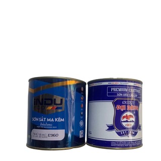 (Hàng chất lượng)  Sơn Sắt Mạ Kẽm INDU 750g