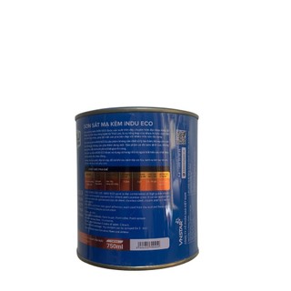 (Hàng chất lượng)  Sơn Sắt Mạ Kẽm INDU 750g