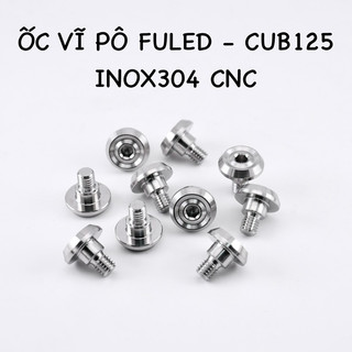 Ốc vĩ pô fuled - cub125 inox304 cnc