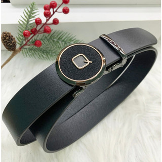 Thắt lưng nam da bò khoá gạt tự động chữ q siêu đẹp quà tặng sinh nhật sang trọng bản dây 3,5cm giaynamdep218