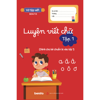 Sách - Bộ Luyện viết - Luyện viết chữ Tập 1