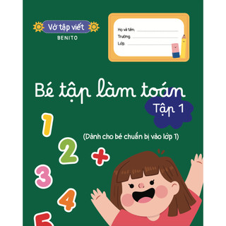 Sách - Bộ Luyện viết - Bé tập làm toán Tập 1