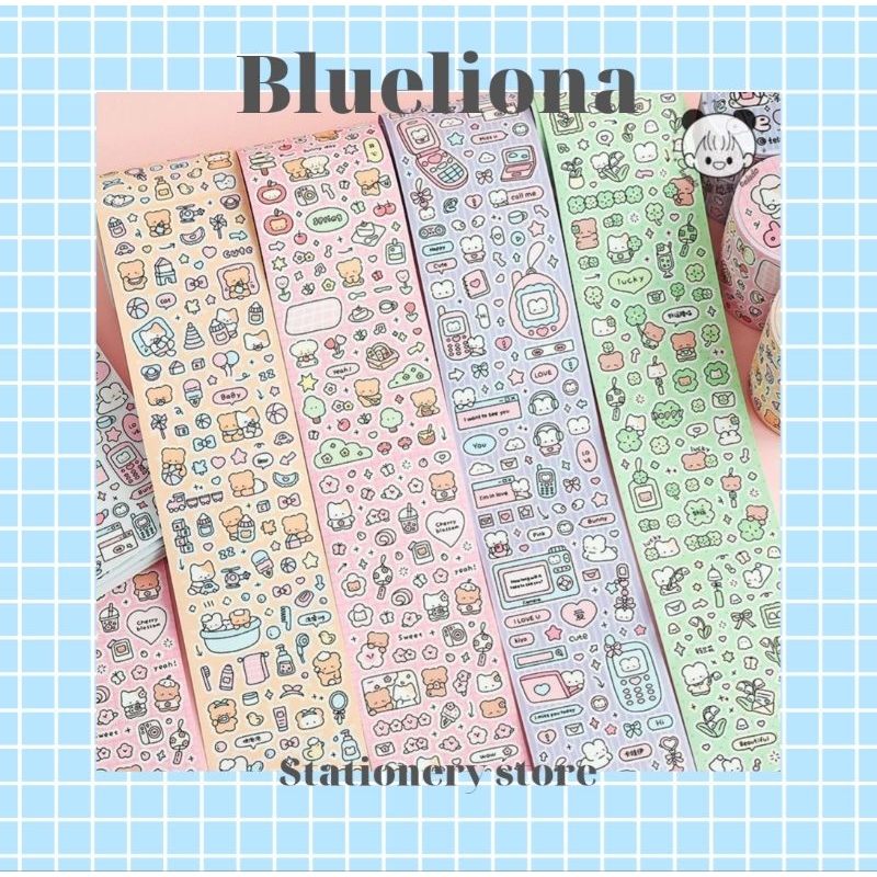 Dây chiết hình dán deco họa tiết cute