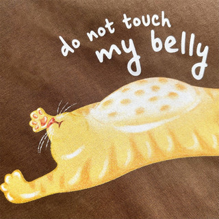 ORANGE CAT Babytee | Áo thun CUCOORY form babytee nữ