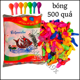Túi bóng nhí 500 quả đủ , bóng thổi bé 500 quả