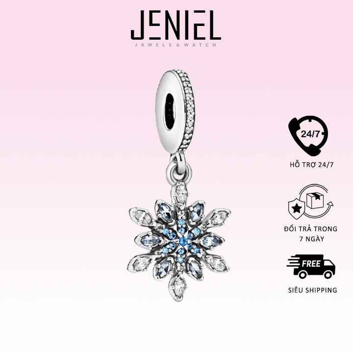 Charm Pandora Snowflake charm 1104 - Bạc 925