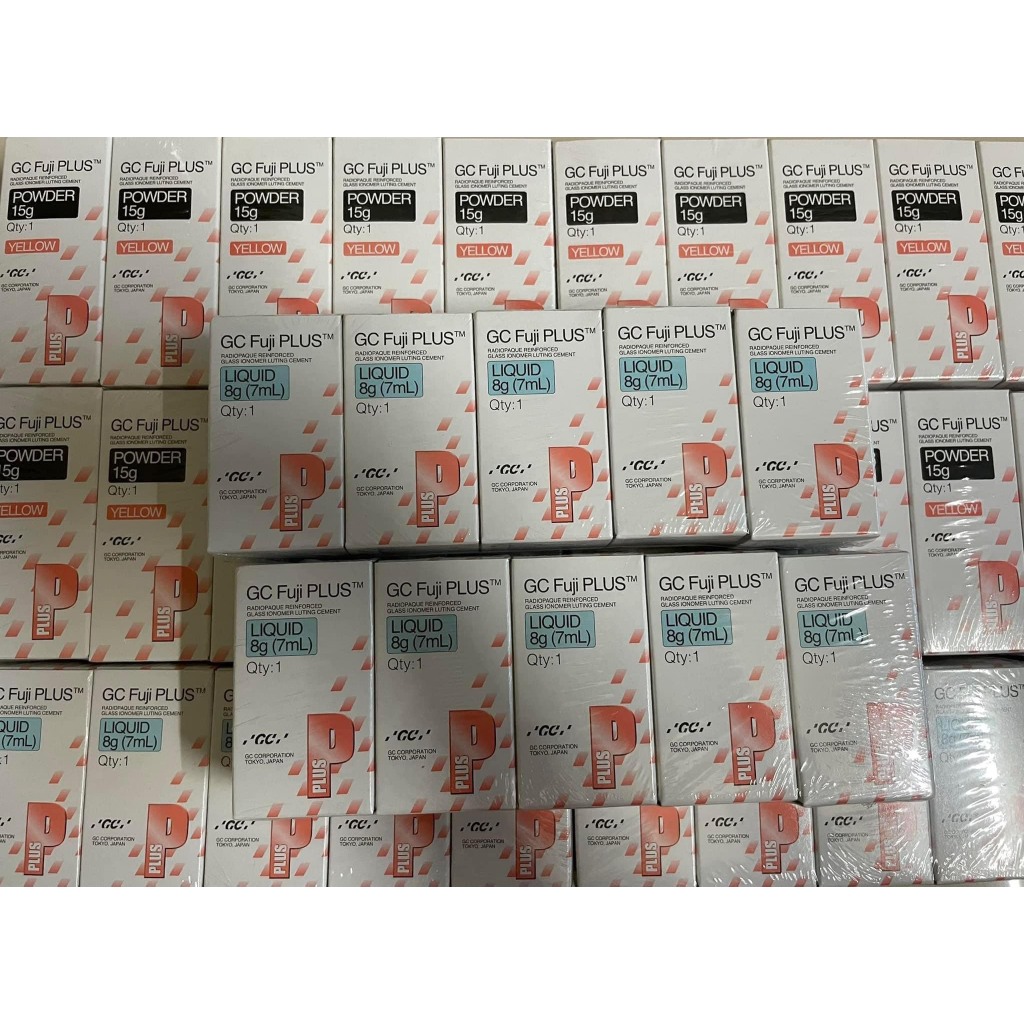 Xi măng gắn răng sứ giả Fuji Plus GC NHẬT BẢN''(bộ ghép)..