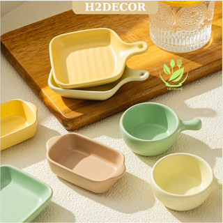 Chén chấm gốm đựng nước chấm,gia vị,nước sốt màu pastel cao cấp- H2decor