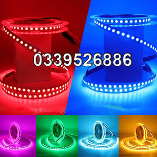 Cuộn led dây dán 5m điện 12v 2835 - 120 led mét có keo dán 1 mặt đơn sắc đầy đủ các màu.