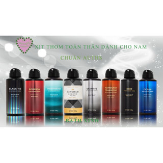   AUTHS MỸ Xịt thơm toàn thân cho nam Bath and body works - Body mist nam 104g 