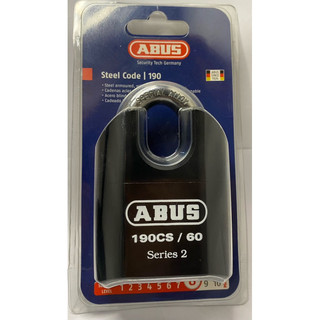 Khóa số abus 190cs/60mm chống cắt màu đen