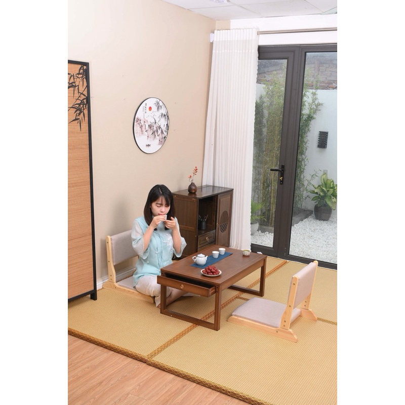 Ghế bệt tatami gỗ đệm gấp gọn cao cấp nhập khẩu TOTORO HOUSE | BigBuy360 - bigbuy360.vn