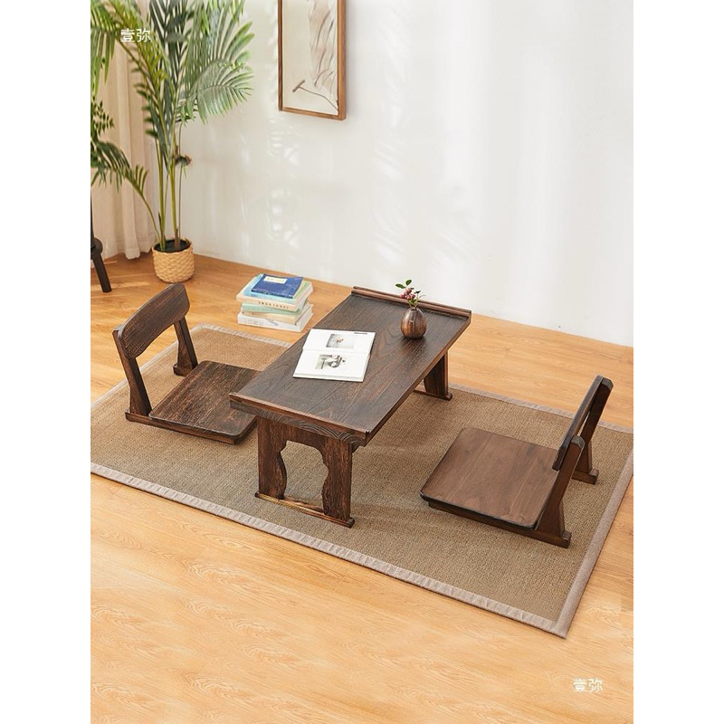 Bàn trà nâu trầm gỗ vân nổi  Nhập khẩu TOTORO HOUSE | BigBuy360 - bigbuy360.vn