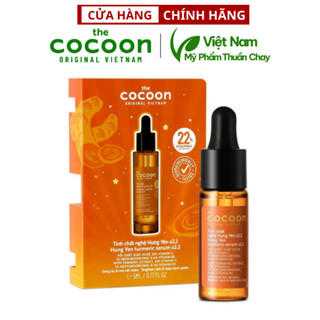 TRIAL SIZE - Tinh chất nghệ Hưng Yên x2.2 (serum) với 22% vitamin C sáng da chuyên sâu & mờ vết thâm Cocoon 5ml