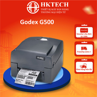 Máy in tem vàng bạc trang sức, in tem gọng kính mắt - Máy in tem Godex G500 bền, in rõ nét, in nhanh