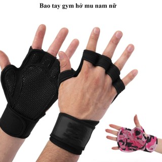 [G6M]Bao tay gym hở mu nam nữ, găng tay gym chống trơn tập thể thao,pilates,yoga