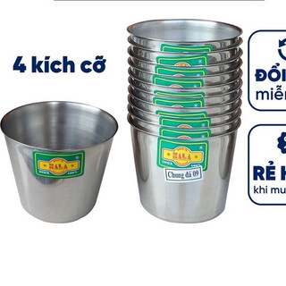 Ly đá inox size 7-8-9-10 cm inox 304 siêu dày