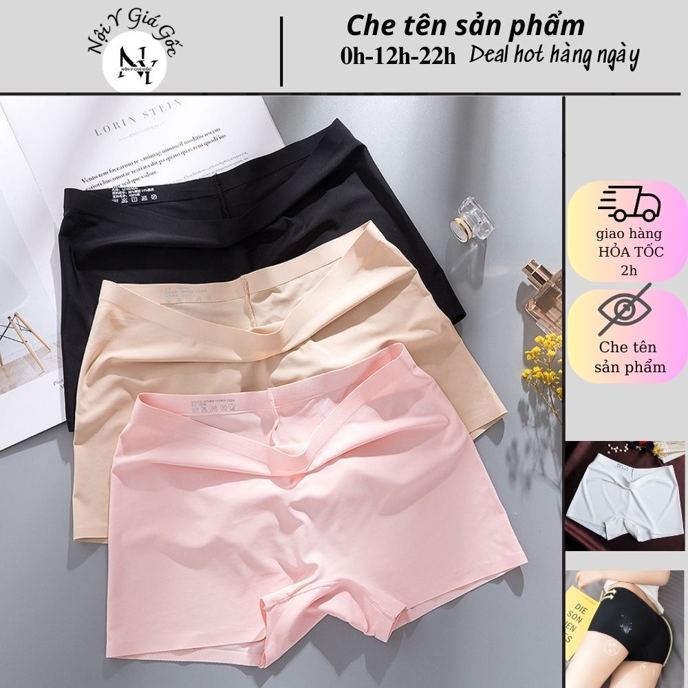 Quần Đùi Đúc Su Mặc Váy Không Đường May Nâng Mông 9915