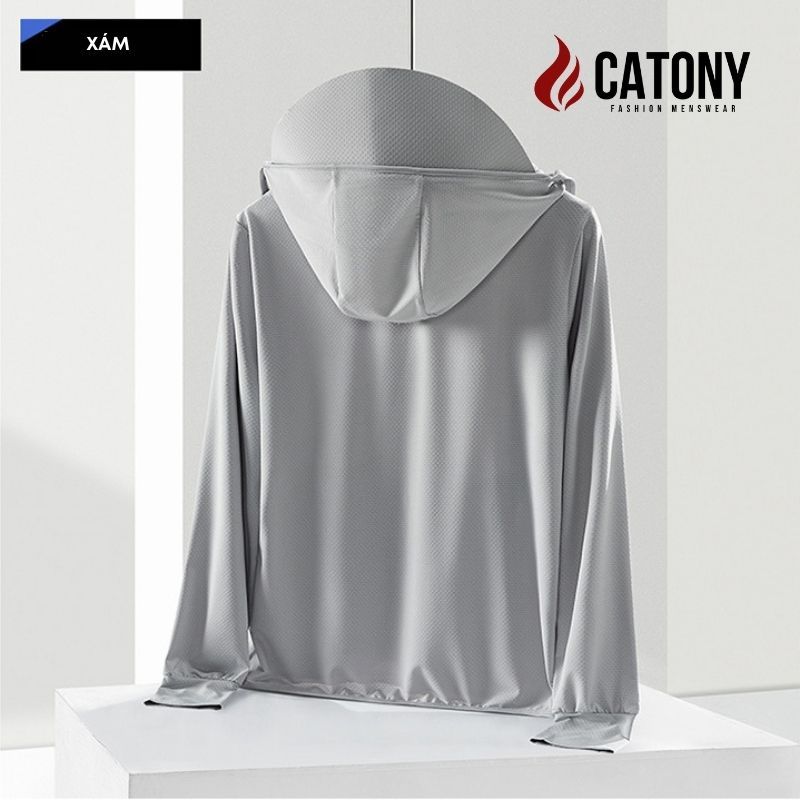 Áo chống nắng nam nữ, áo khoác đi nắng chống tia UV big size mũ có thể tháo rời vải lụa băng siêu mát CATONY KP109 | BigBuy360 - bigbuy360.vn