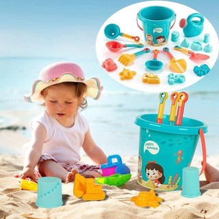 BỘ ĐỒ CHƠI XÚC CÁT 18 MÓN CHO BÉ