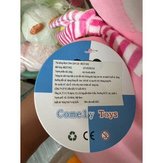 Gấu bông Chim cánh cụt (Hồng, Xám)