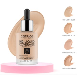 [SALE THANH LÝ HÀNG MỚI] Kem nền Catrice HD Liquid Coverage Foundation 30ml