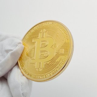 Đồng Xu Bitcoin mạ vàng, đồng ethereum mạ vàng 24k 1,5mm bền màu, chất mạ sáng, khó xước, kèm hộp đựng